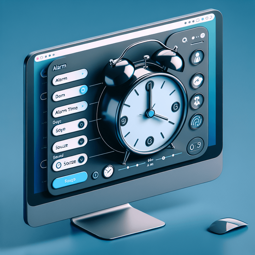 how to set alarm clock online